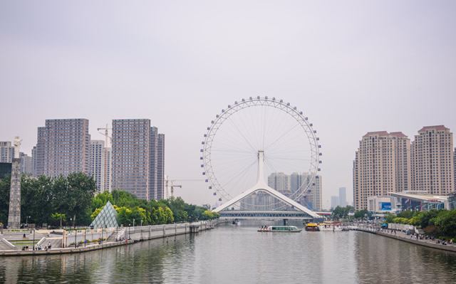 China's 10 Cities Ferris Wheel-tianjin eye