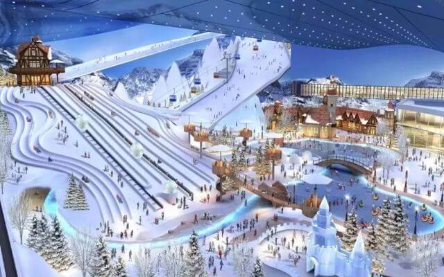 China's Top 10 Summer Ski Resorts-Alpine indoor ski resort