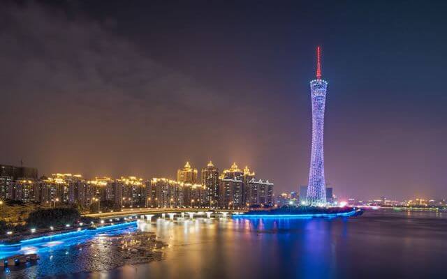 Top 10 Night View TV Towers in China-canton tower